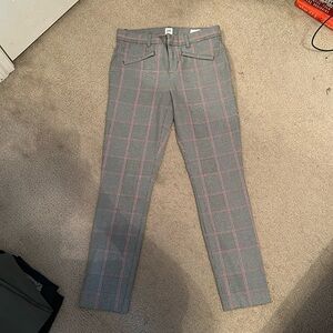 GAP Plaid Signature Skinny Ankle Pants